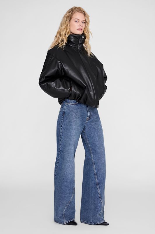 Cyrus Jacket Recycled Leather Black 