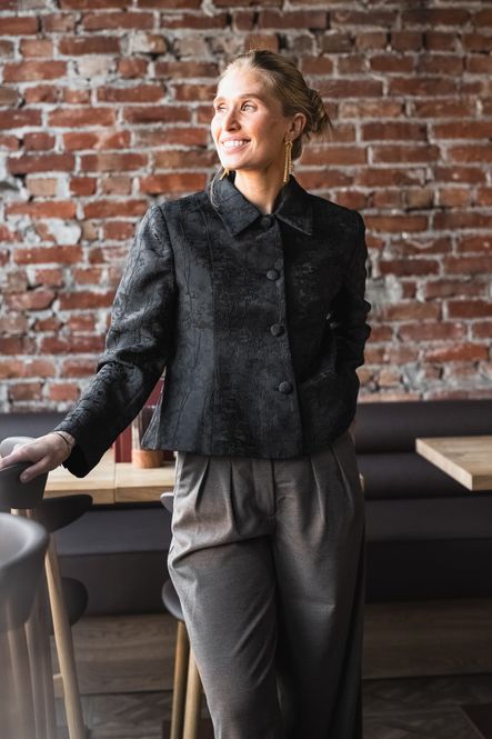 Hovedbilde Brocade Blazer Black 