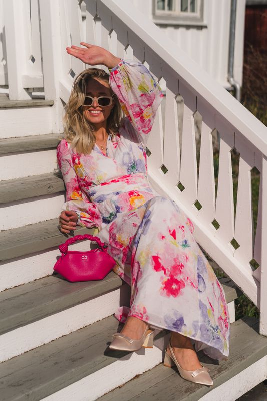 Viscose V-Neck Dress Breeze 