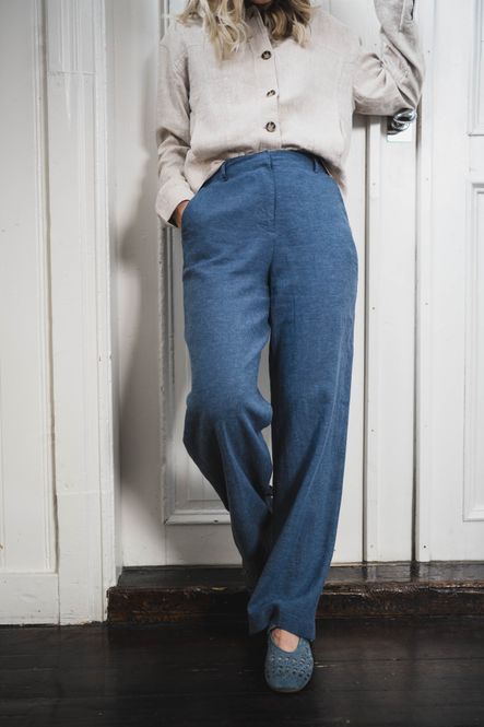 Hovedbilde Pennie Ginia HW Pants V Indigo Melange 