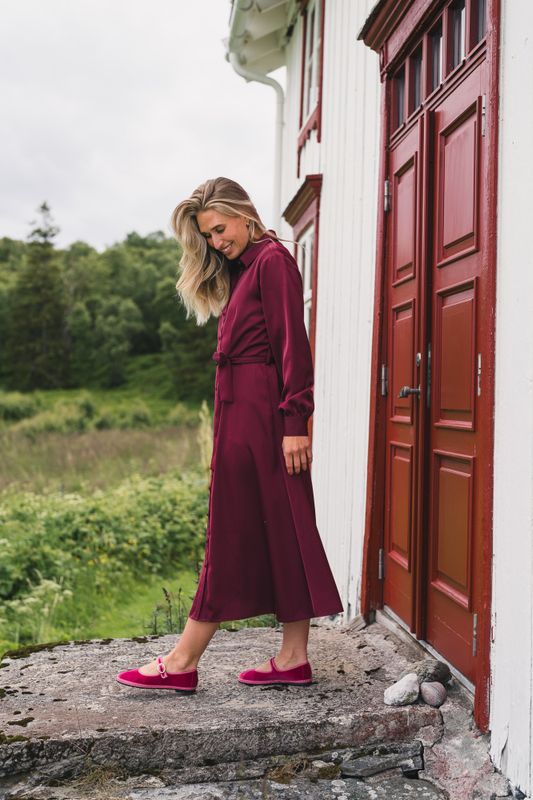 Trine Shirt Dress Choco Truffle 