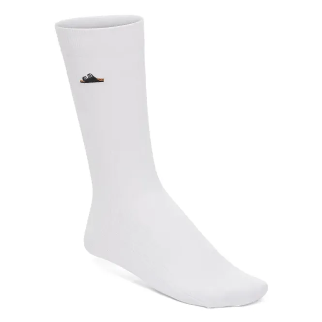 Hovedbilde Cotton Ribbed Socks White 