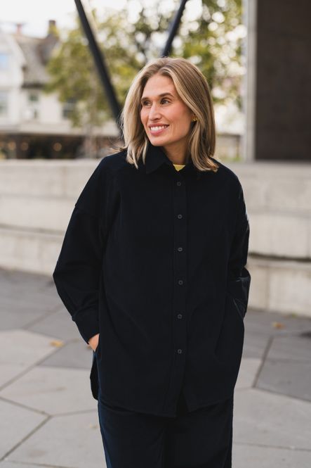 Hovedbilde Ross Corduroy Shirt Navy  