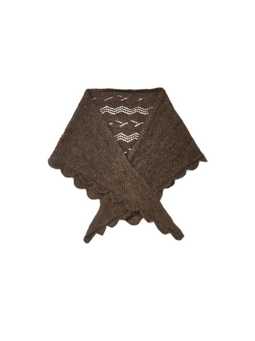 Hovedbilde Opany Triangle Scarf Hot Fudge Brown 