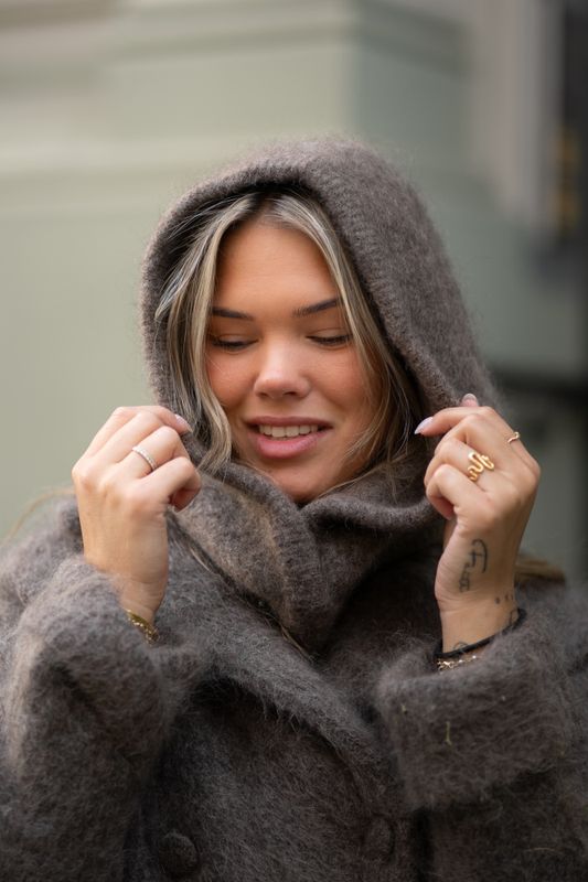 Kajsa Chunky Balaclava Brown 