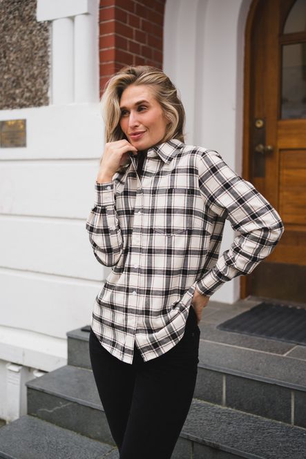 Hovedbilde Yana Shirt Dark Navy/Mole Check
