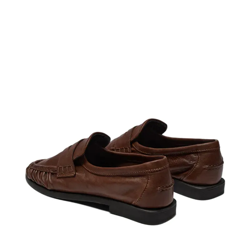 Elmira Leather Brown 