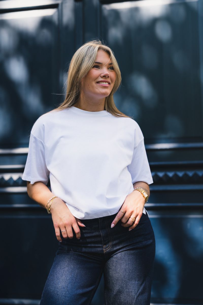 Moa Melea Tee Bright White