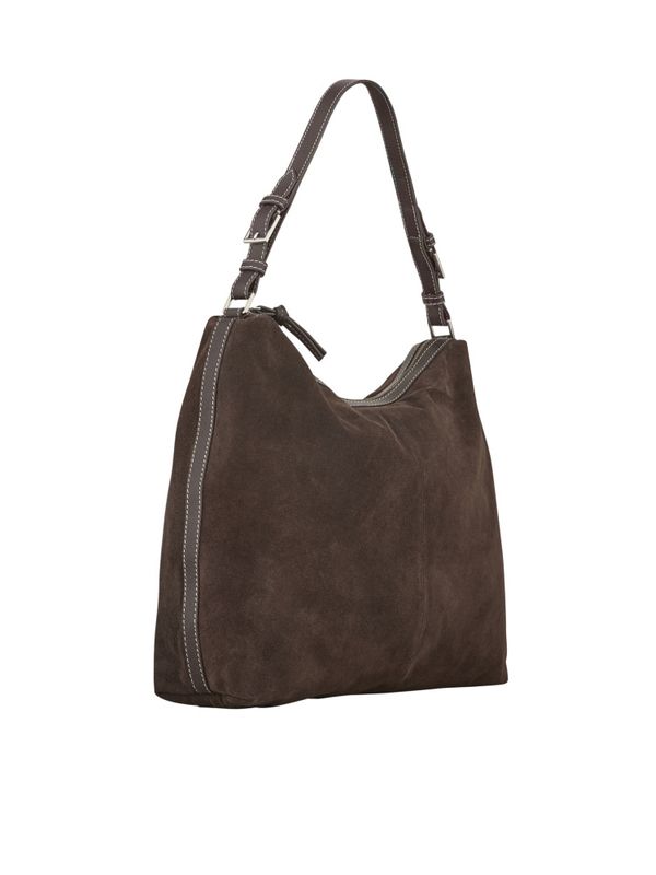 Suede Ginni Large Bag Chocolate Torte 