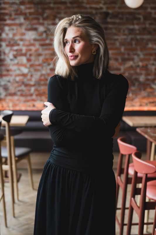 Jersey Turtleneck Black 