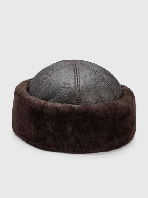 Hovedbilde Oslo Shearling Hat Chocolate 
