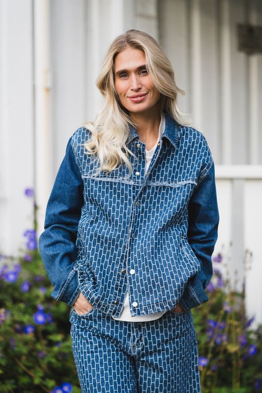 Dharma Jacket Light Wash Blue Denim 