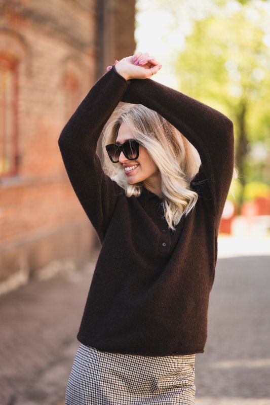 Silya Pullover Ganache Melange 