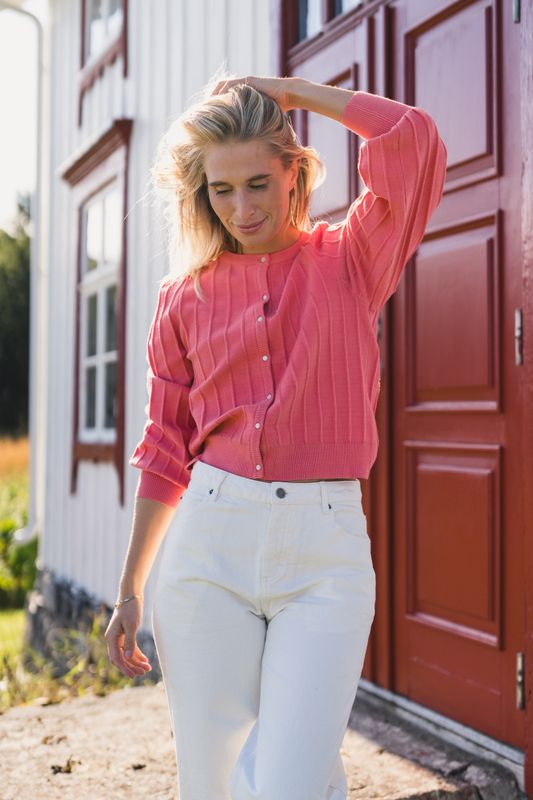 Guru Cardigan Tea Rose 