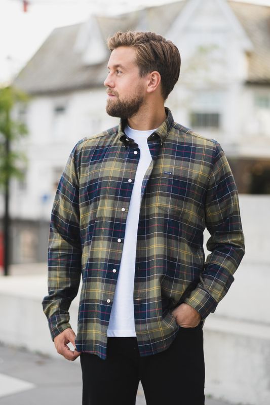 Fortrose Tailored Tartan Shirt Classic Tartan 