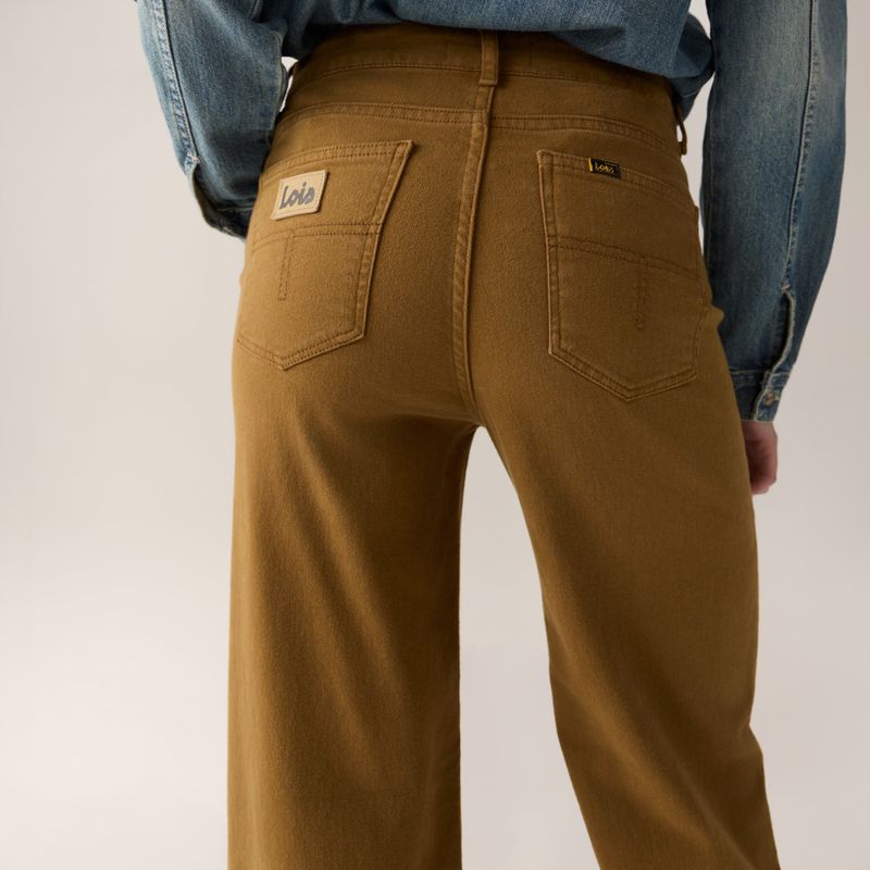 Palazzo Sponge Stretch Golden Brown 