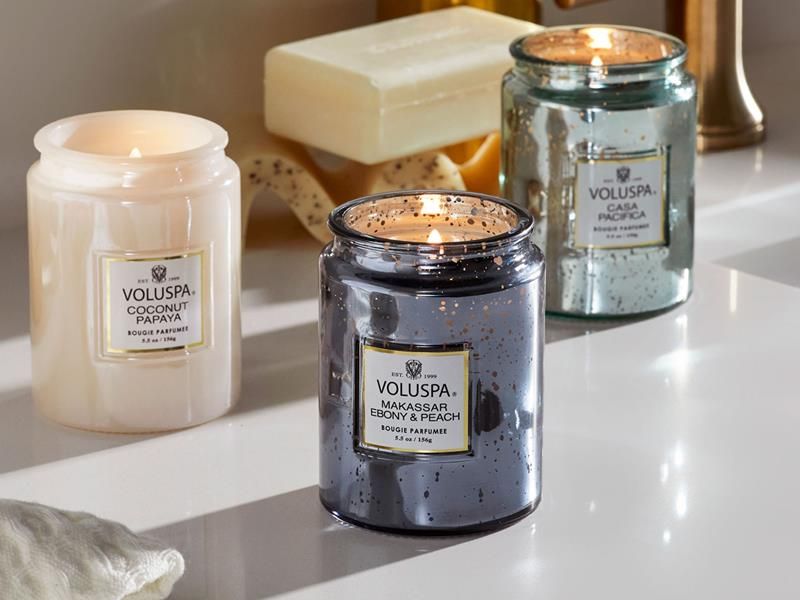 Small Jar Candle Makassar Ebony & Peach 