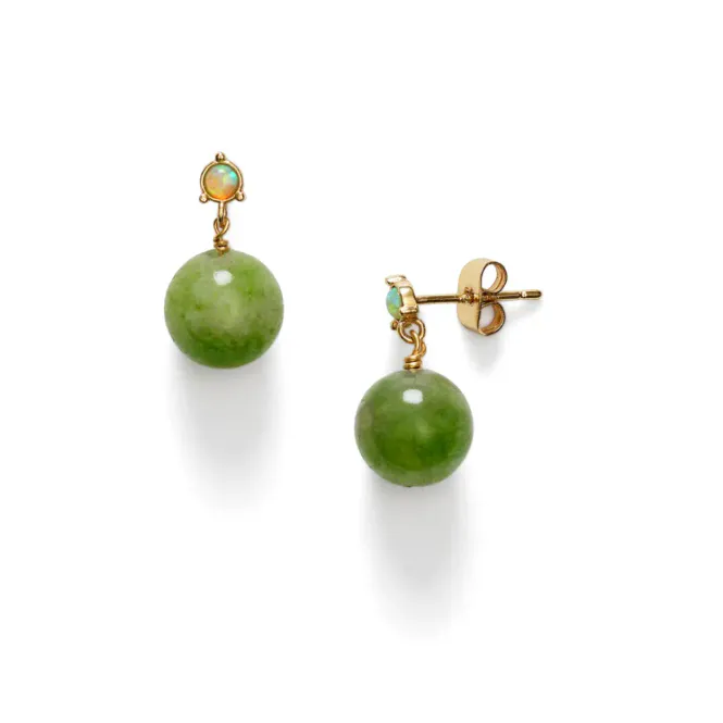 Hovedbilde Ball Earrings Sage Green 