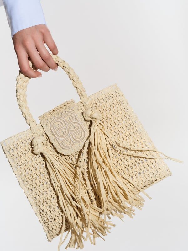 Sigrid Straw Bag Beige 