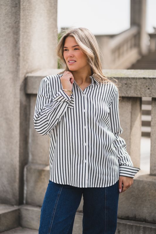 Cilia Shirt Black Stripe 