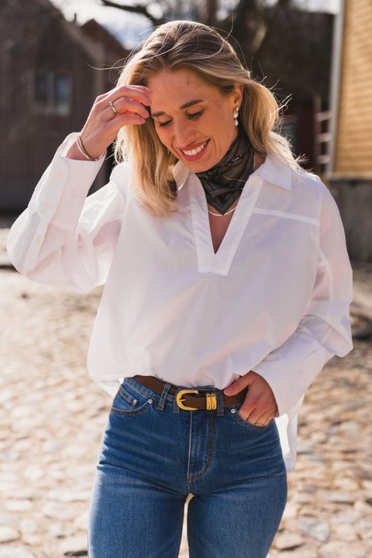 Miriam Shirt White Alyssum 