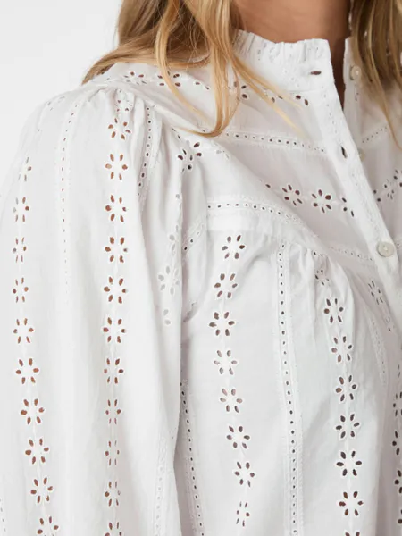 Hovedbilde Wenna Embroidery Blouse White 