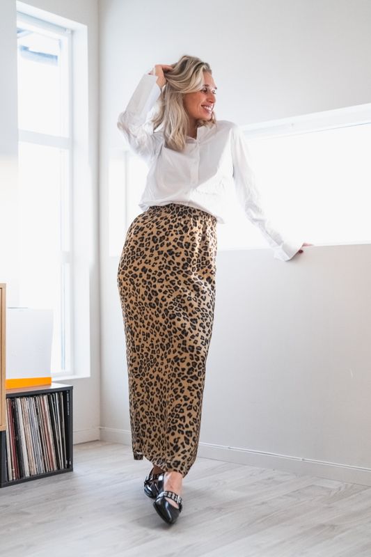 Rikkeloa HW Skirt Aop Cornstalk Leo