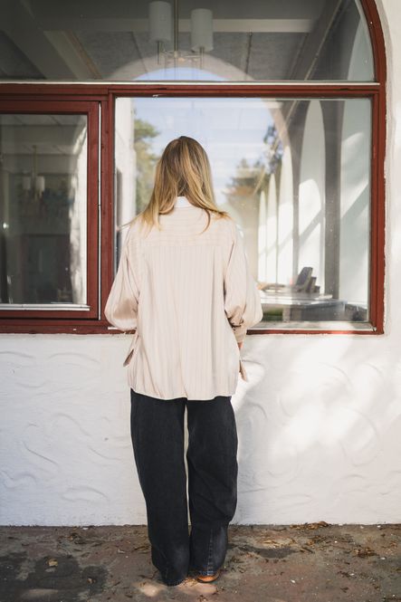 Hovedbilde Anne Silk Shirt Beige 