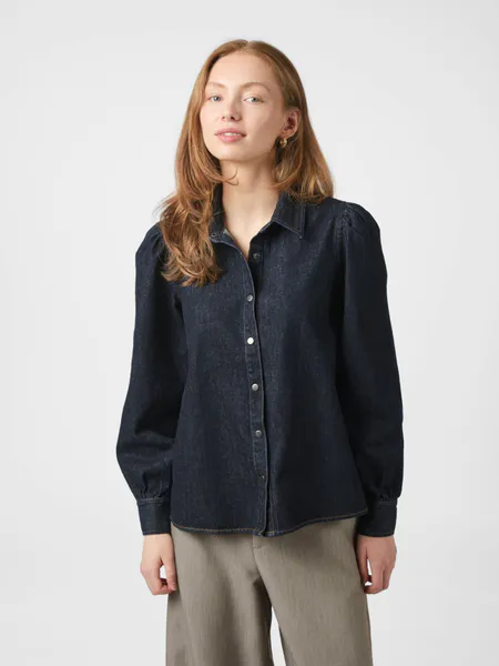 Hovedbilde Jessa Denim Shirt Dark Blue 