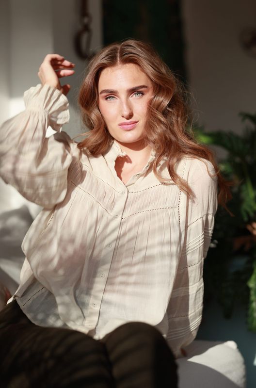 Moonlace Blouse Vanilla Mist