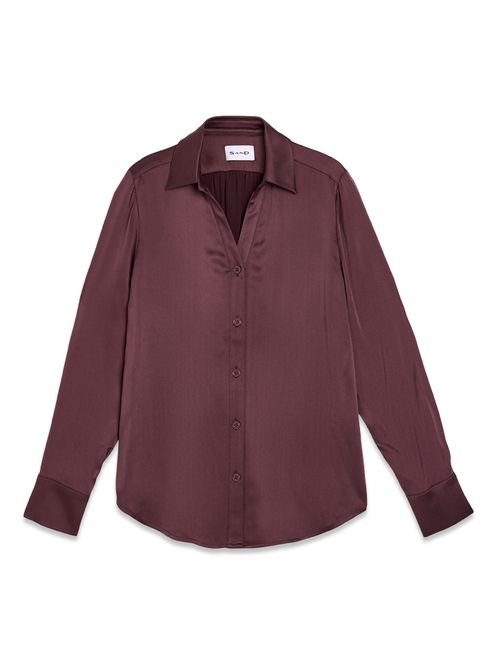 Hovedbilde Latia V Shirt Matt Dark Red 