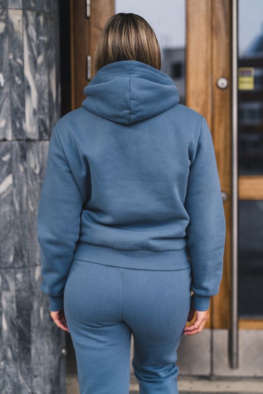 W Regular Hoodie Blue 