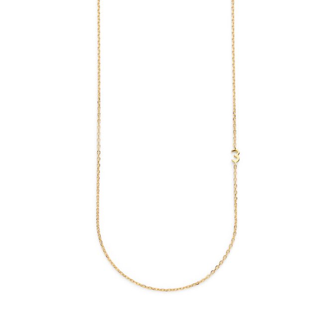 Hovedbilde Small Number Necklace Gold - 40L - 3