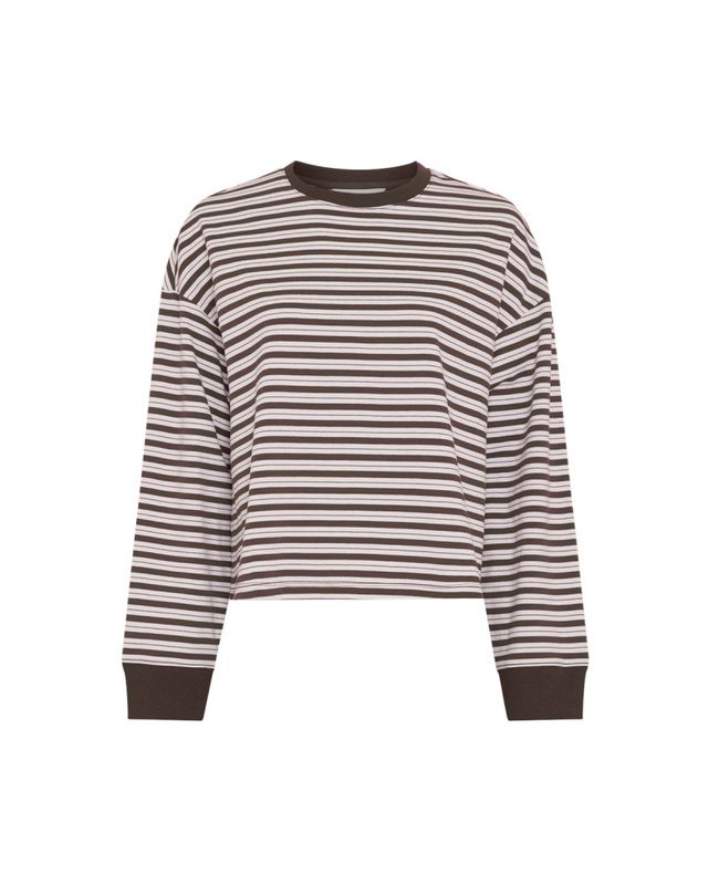 Monde Krestiane Pullover STP Egret/Hot Fudge