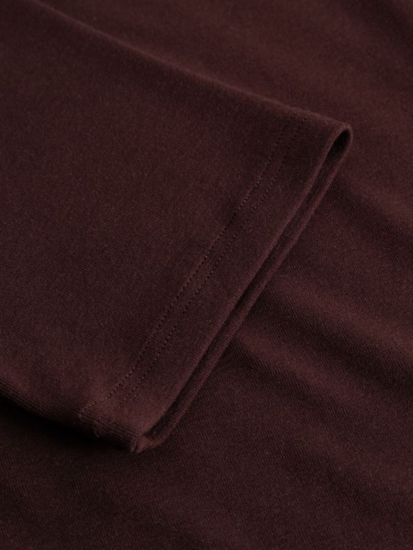 Lidie SS Top Burgundy Melange 