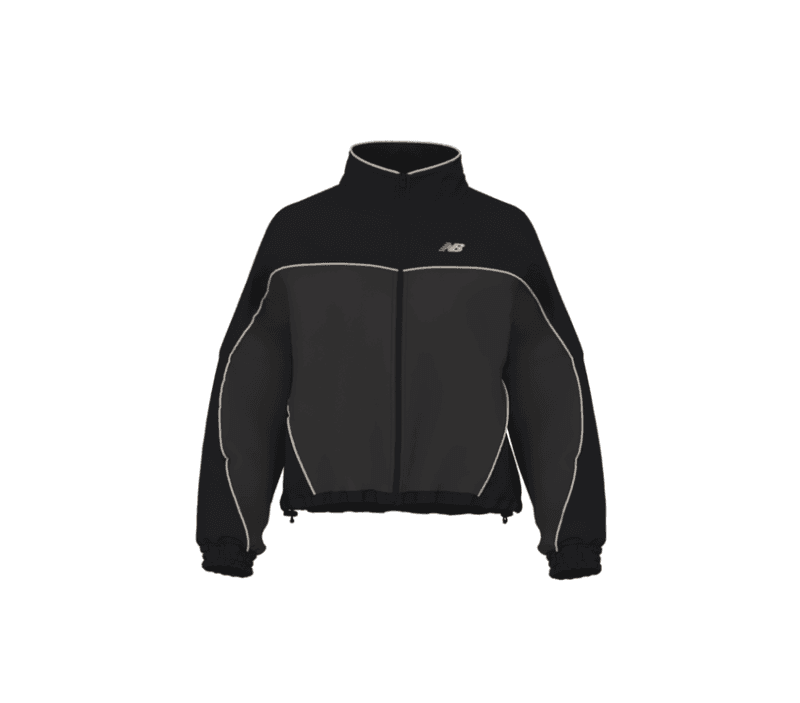 Trackside Woven Jacket Black Cement 