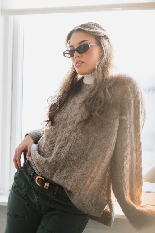 Cozy Sweater Beige Melange 