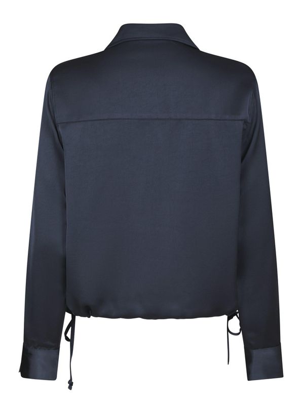 Manille Heavy Sateen Shirt Midnight Blue 