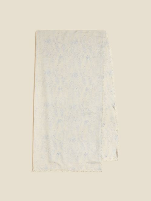 Hovedbilde Silk Wool Sarong Fine Scarf Lilac Mix 