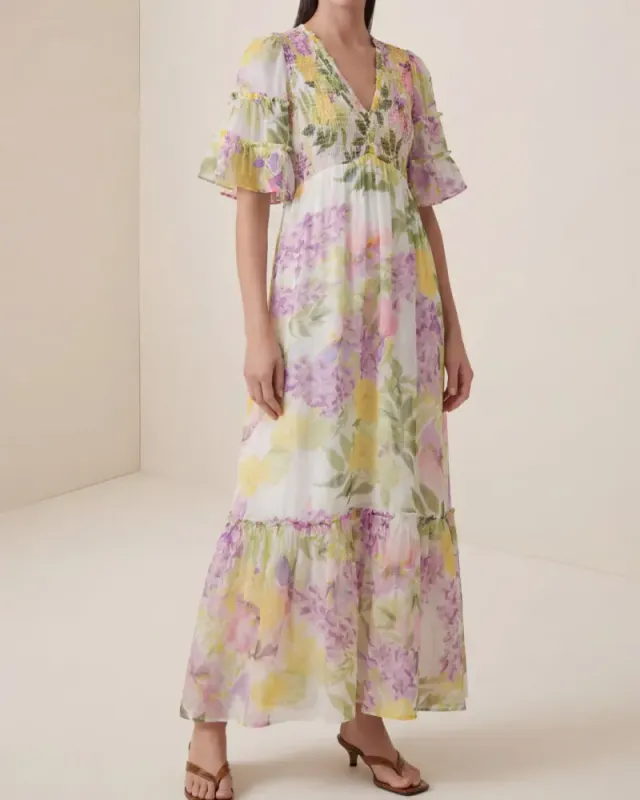 Organza Smocking Dress Springfield 