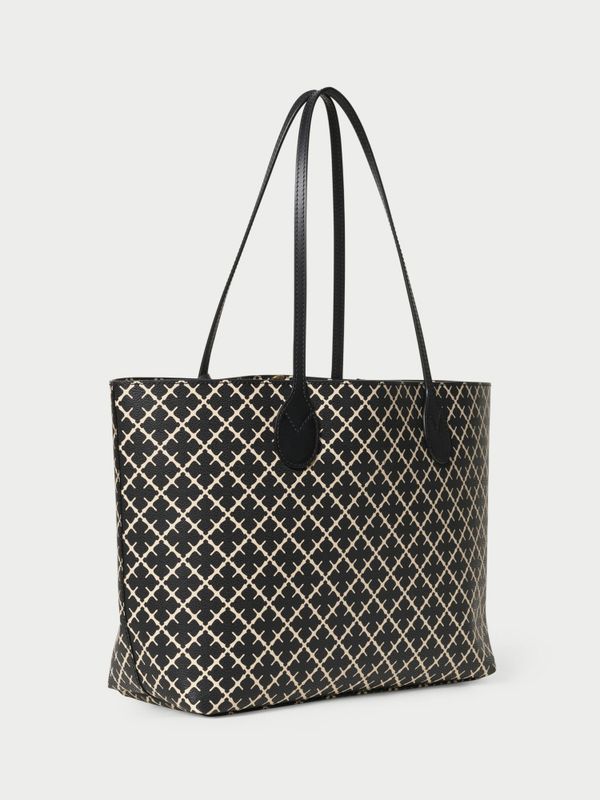 Abigail Printed Tote Bag Black 