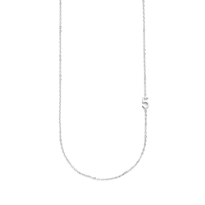 Hovedbilde Big Number Necklace Silver - 50L - 5