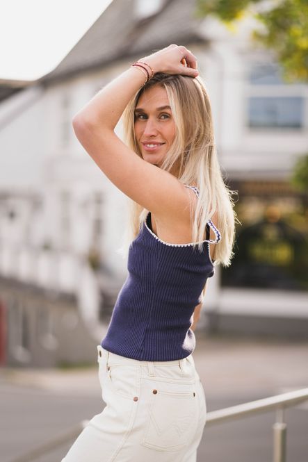 Hovedbilde Crochet Trim Tank Graystone