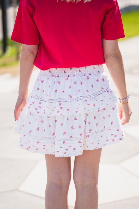 Kenia Fleurie Skirt Rose 