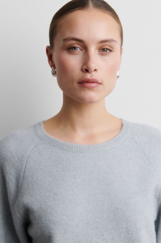Gabby Knit SS O-Neck Quarry 
