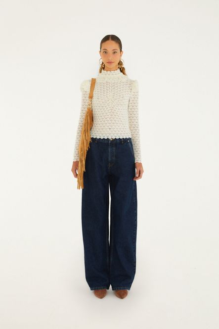 Hovedbilde Long Sleeve Top Offwhite 