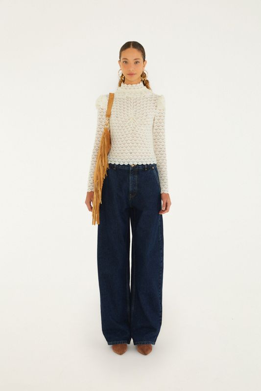 Long Sleeve Top Offwhite 