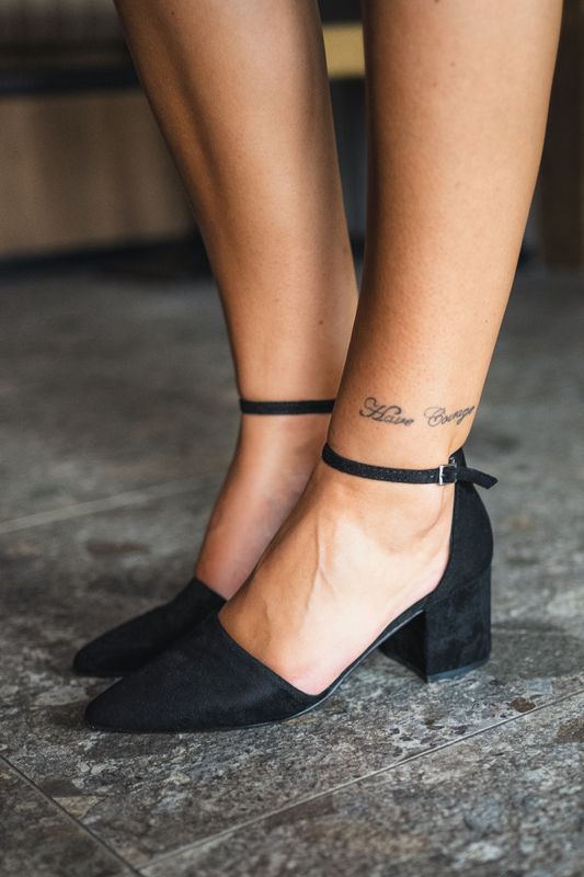 Devived Pump Micro Suede Black 