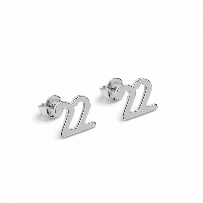 Hovedbilde Big Number Studs Silver - 5