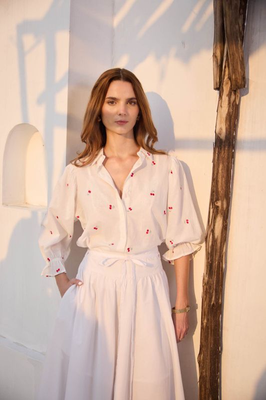 Amy Blouse Cherry 